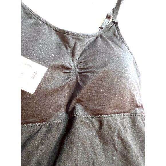 Bisou Bisou Criss Cross Back‎ Bodysuit One Piece Tank Top Undershirt Large - Picture 4 of 8